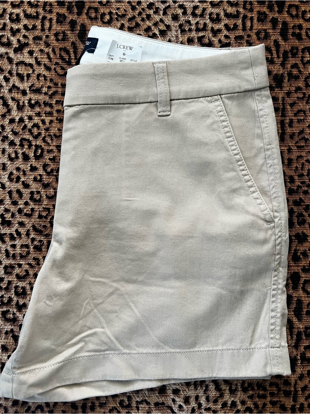 J. Crew Factory Women’s Chino Shorts - Classic Beige NWT size 8